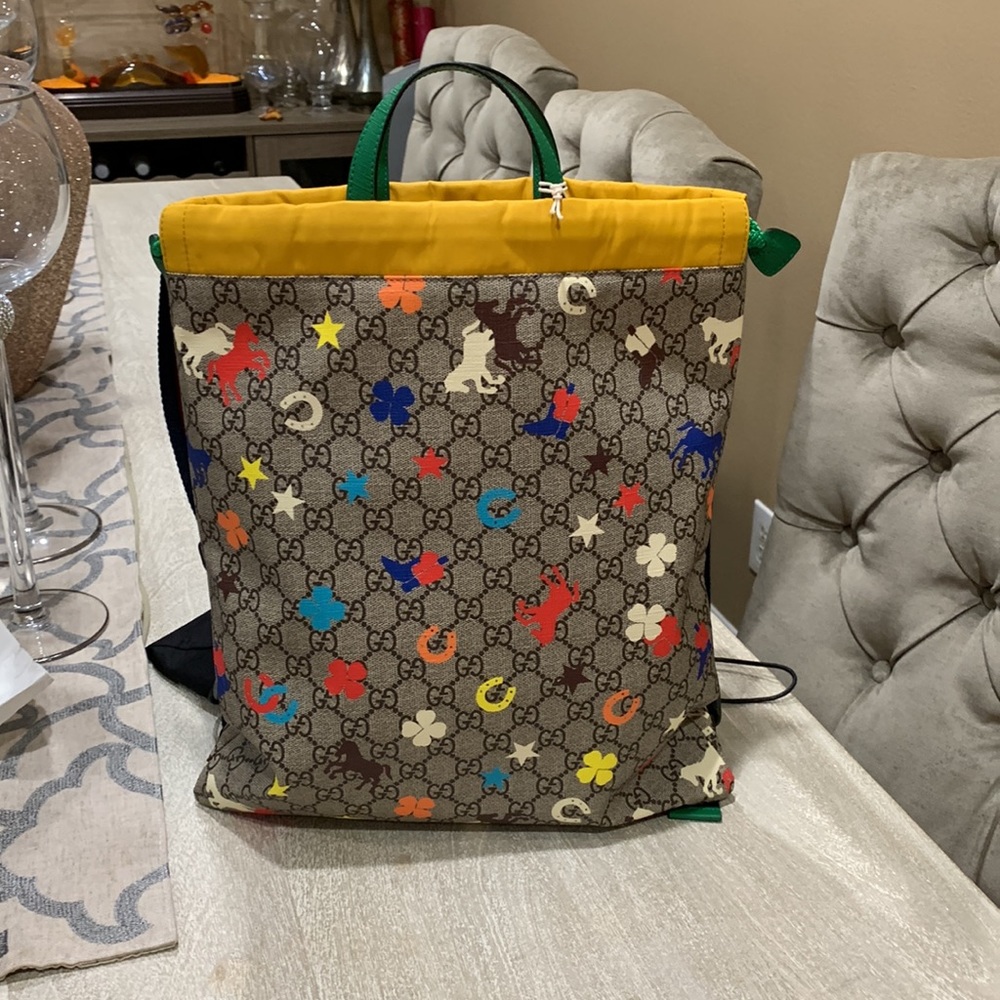 GUCCI Kids Tote Backpack